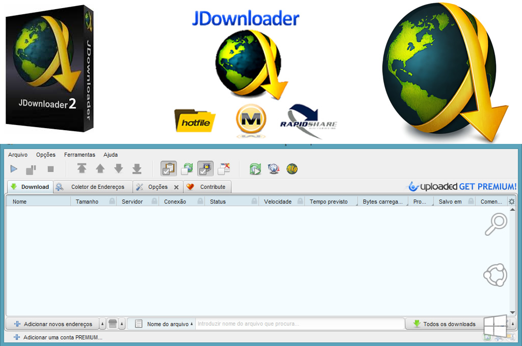 Download JDownloader 2 Português Offline.